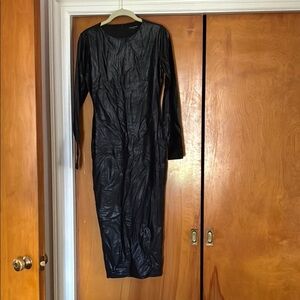 Naked Wardrobe Sleek Black Dress